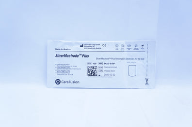 CareFusion 9623-810P Silver Mactrode Plus Resting ECG Electrodes For 12-Lead (x) - Pack of 100